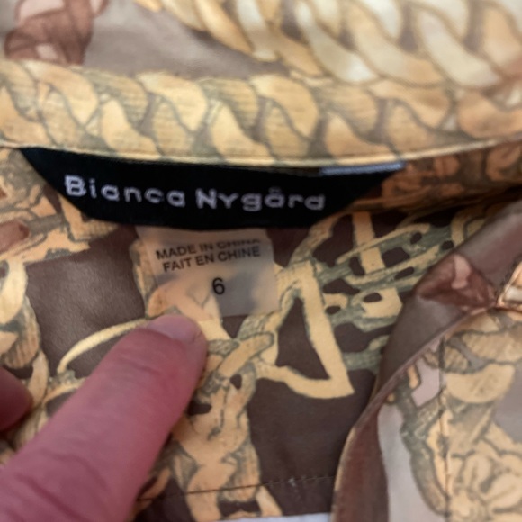 Bianca Nygard button down top / shirt - Picture 2 of 3